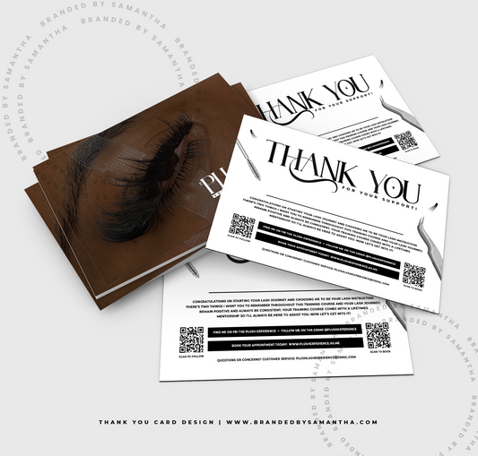 Thank You/Care Card Design