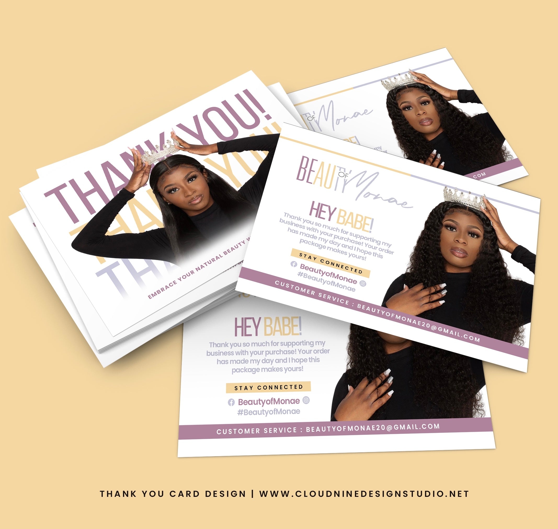 Thank You/Care Card Design